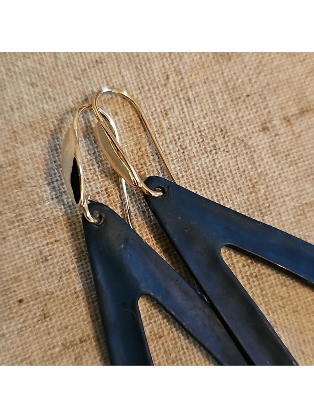 RLM Navy Earrings - Picture 2 of 6